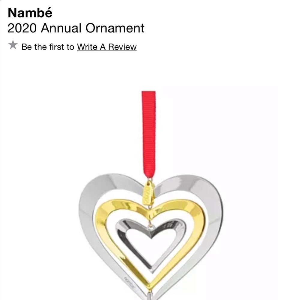ISO Nambe 2020 annual Christmas ornament